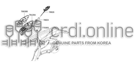 GUIDE-FUEL FILL FLAP [ORIGINAL] 78824-8213R 788248213R 78824 8213R