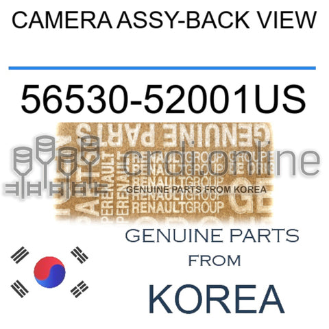 CAMERA ASSY-BACK VIEW [ORIGINAL] 56530-52001US 5653052001US 56530 52001US