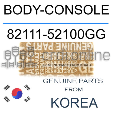 BODY-CONSOLE [ORIGINAL] 82111-52100GG 8211152100GG 82111 52100GG