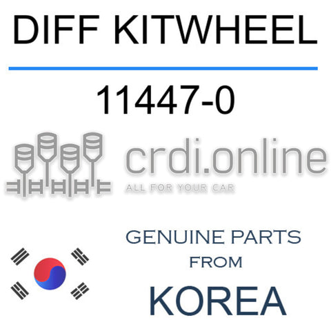 DIFF KITWHEEL [ORIGINAL] 11447-0 114470 11447 0
