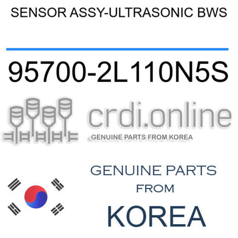 SENSOR ASSY-ULTRASONIC BWS [ORIGINAL] 95700-2L110N5S 957002L110N5S 95700 2L110N5S
