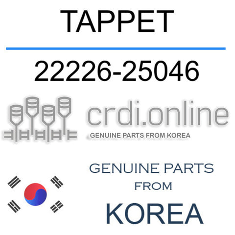 TAPPET [ORIGINAL] 22226-25046 2222625046 22226 25046