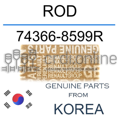 ROD [ORIGINAL] 74366-8599R 743668599R 74366 8599R