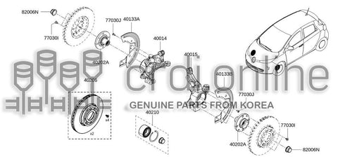 HUB-FRONT WHEEL 40202-0157R 402020157R 40202 0157R