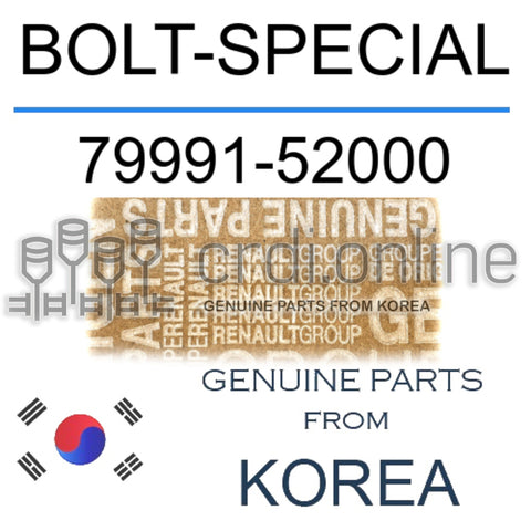 BOLT-SPECIAL [ORIGINAL] 79991-52000 7999152000 79991 52000