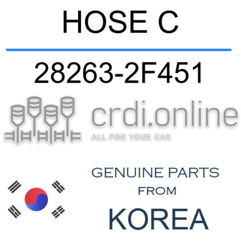 HOSE C [ORIGINAL] 28263-2F451 282632F451 28263 2F451