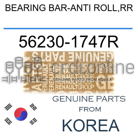 BEARING BAR-ANTI ROLL,RR [ORIGINAL] 56230-1747R 562301747R 56230 1747R
