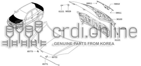 DOOR ASSY-BACK 90100-8972R 901008972R 90100 8972R