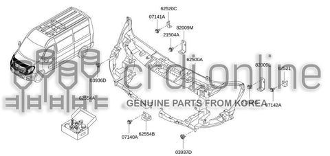 FRONT END 62500-6894R 625006894R 62500 6894R