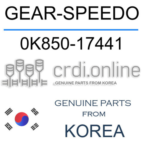 GEAR-SPEEDO [ORIGINAL] 0K850-17441 0K85017441 0K850 17441