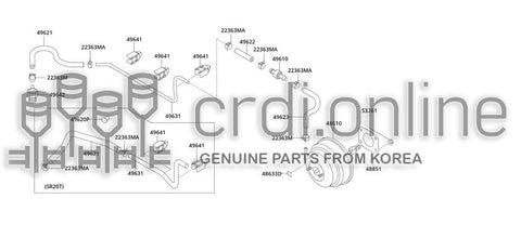 BOOSTER ASSY-BRAKEVAC 48610-51200 4861051200 48610 51200