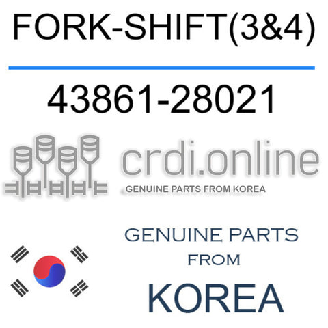 FORK-SHIFT(3&4) [ORIGINAL] 43861-28021 4386128021 43861 28021