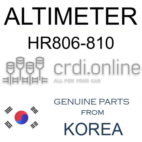 ALTIMETER HR806-810 HR806810 HR806 810