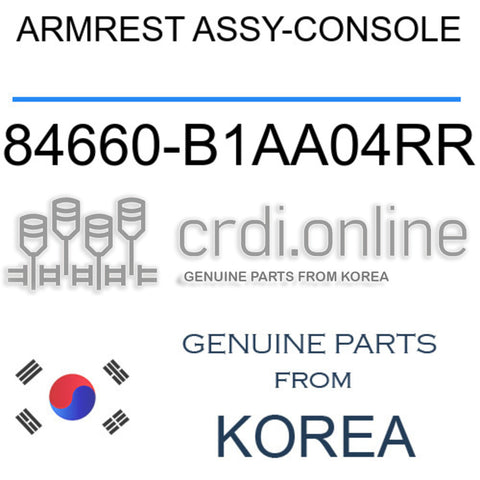 ARMREST ASSY-CONSOLE 84660-B1AA04RR 84660B1AA04RR 84660 B1AA04RR
