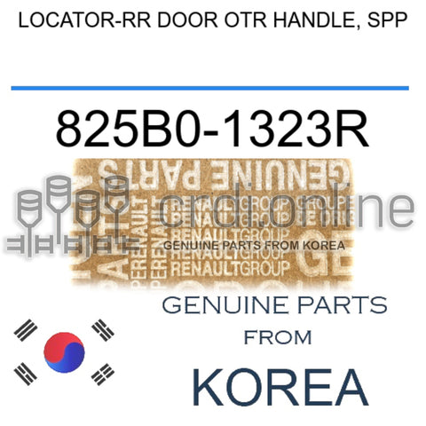 LOCATOR-RR DOOR OTR HANDLE, SPP [ORIGINAL] 825B0-1323R 825B01323R 825B0 1323R