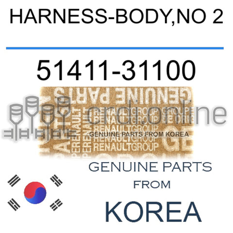 HARNESS-BODY,NO 2 [ORIGINAL] 51411-31100 5141131100 51411 31100
