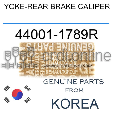 YOKE-REAR BRAKE CALIPER [ORIGINAL] 44001-1789R 440011789R 44001 1789R