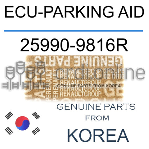 ECU-PARKING AID [ORIGINAL] 25990-9816R 259909816R 25990 9816R