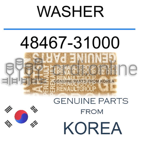 WASHER [ORIGINAL] 48467-31000 4846731000 48467 31000