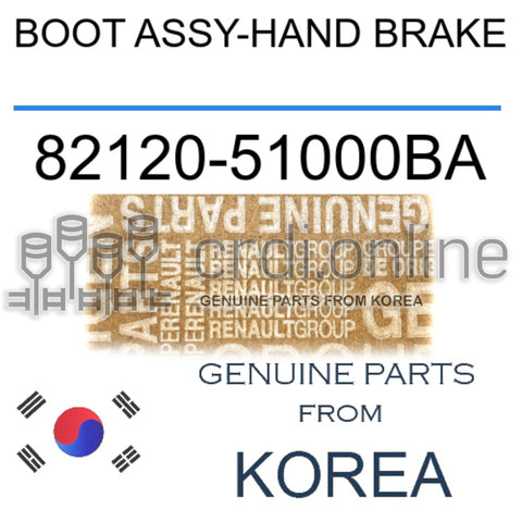 BOOT ASSY-HAND BRAKE [ORIGINAL] 82120-51000BA 8212051000BA 82120 51000BA