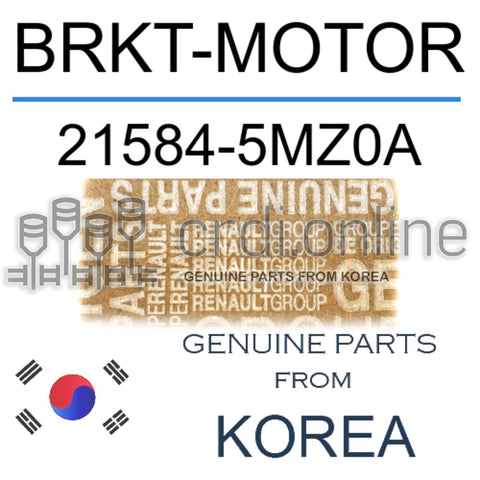 BRKT-MOTOR [ORIGINAL] 21584-5MZ0A 215845MZ0A 21584 5MZ0A