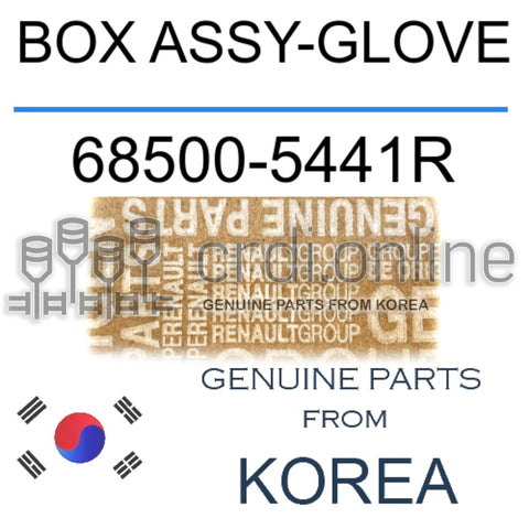 BOX ASSY-GLOVE [ORIGINAL] 68500-5441R 685005441R 68500 5441R