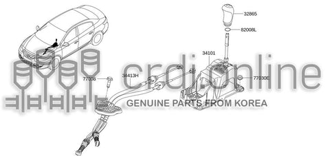 KNOB-CONTROL LEVER 32865-0021R 328650021R 32865 0021R