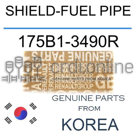 SHIELD-FUEL PIPE [ORIGINAL] 175B1-3490R 175B13490R 175B1 3490R