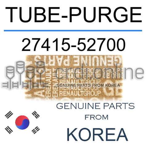TUBE-PURGE [ORIGINAL] 27415-52700 2741552700 27415 52700