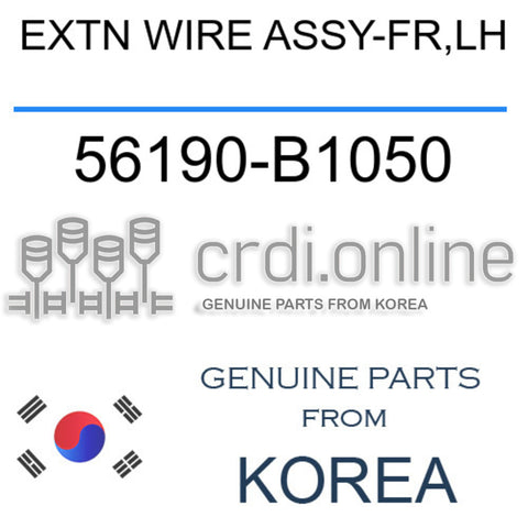 EXTN WIRE ASSY-FR,LH [ORIGINAL] 56190-B1050 56190B1050 56190 B1050