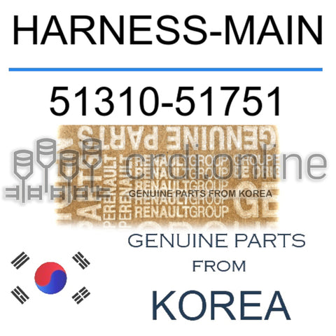 HARNESS-MAIN [ORIGINAL] 51310-51751 5131051751 51310 51751