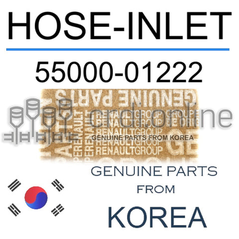 HOSE-INLET [ORIGINAL] 55000-01222 5500001222 55000 01222