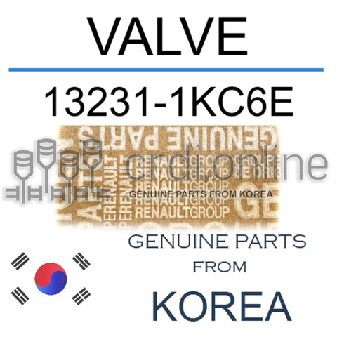 VALVE [ORIGINAL] 13231-1KC6E 132311KC6E 13231 1KC6E