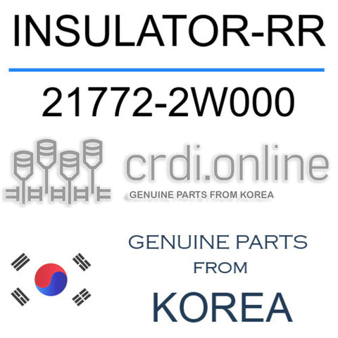 INSULATOR-RR [ORIGINAL] 21772-2W000 217722W000 21772 2W000