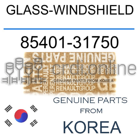 GLASS-WINDSHIELD [ORIGINAL] 85401-31750 8540131750 85401 31750