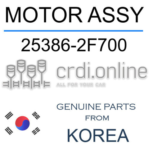 MOTOR ASSY [ORIGINAL] 25386-2F700 253862F700 25386 2F700