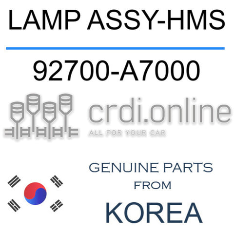 LAMP ASSY-HMS [ORIGINAL] 92700-A7000 92700A7000 92700 A7000