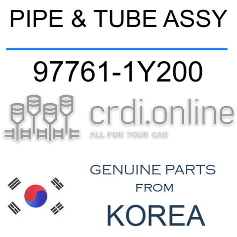 PIPE & TUBE ASSY [ORIGINAL] 97761-1Y200 977611Y200 97761 1Y200