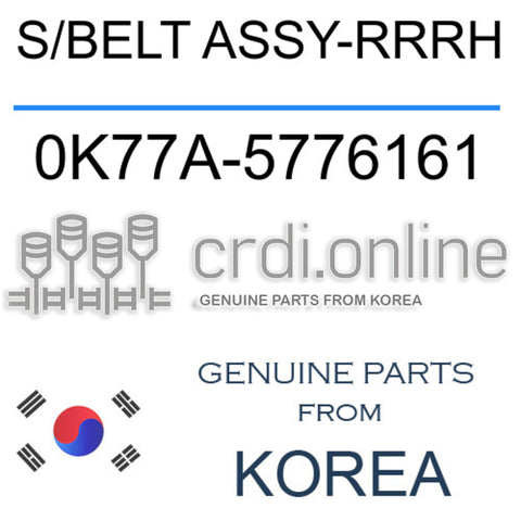 S/BELT ASSY-RRRH 0K77A-5776161 0K77A5776161 0K77A 5776161