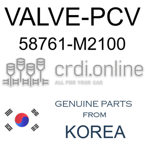 VALVE-PCV [ORIGINAL] 58761-M2100 58761M2100 58761 M2100