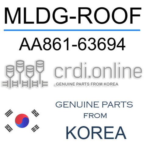 MLDG-ROOF [ORIGINAL] AA861-63694 AA86163694 AA861 63694