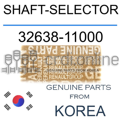 SHAFT-SELECTOR [ORIGINAL] 32638-11000 3263811000 32638 11000