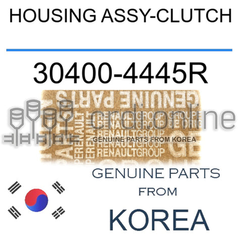HOUSING ASSY-CLUTCH [ORIGINAL] 30400-4445R 304004445R 30400 4445R
