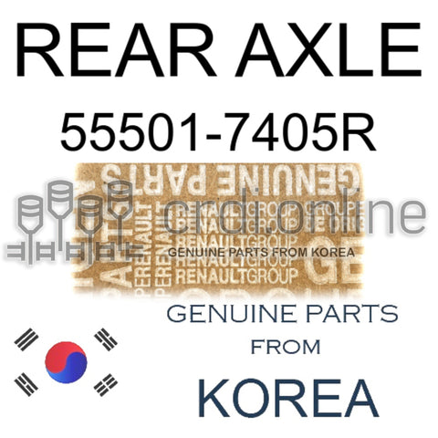 REAR AXLE [ORIGINAL] 55501-7405R 555017405R 55501 7405R