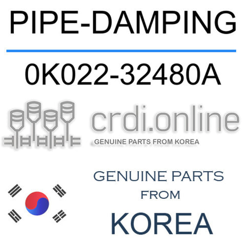 PIPE-DAMPING [ORIGINAL] 0K022-32480A 0K02232480A 0K022 32480A