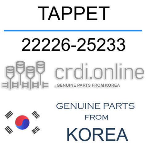 TAPPET [ORIGINAL] 22226-25233 2222625233 22226 25233
