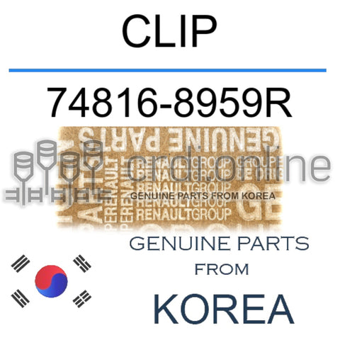 CLIP [ORIGINAL] 74816-8959R 748168959R 74816 8959R