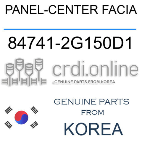 PANEL-CENTER FACIA [ORIGINAL] 84741-2G150D1 847412G150D1 84741 2G150D1