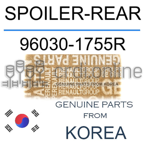 SPOILER-REAR [ORIGINAL] 96030-1755R 960301755R 96030 1755R