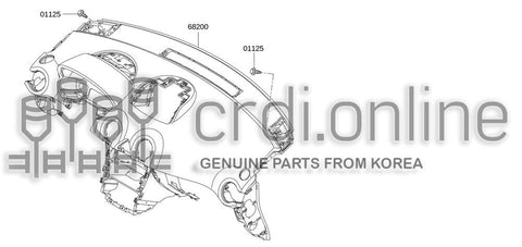 PANEL & PAD ASSY-INSTRUMENT 68200-0006R 682000006R 68200 0006R